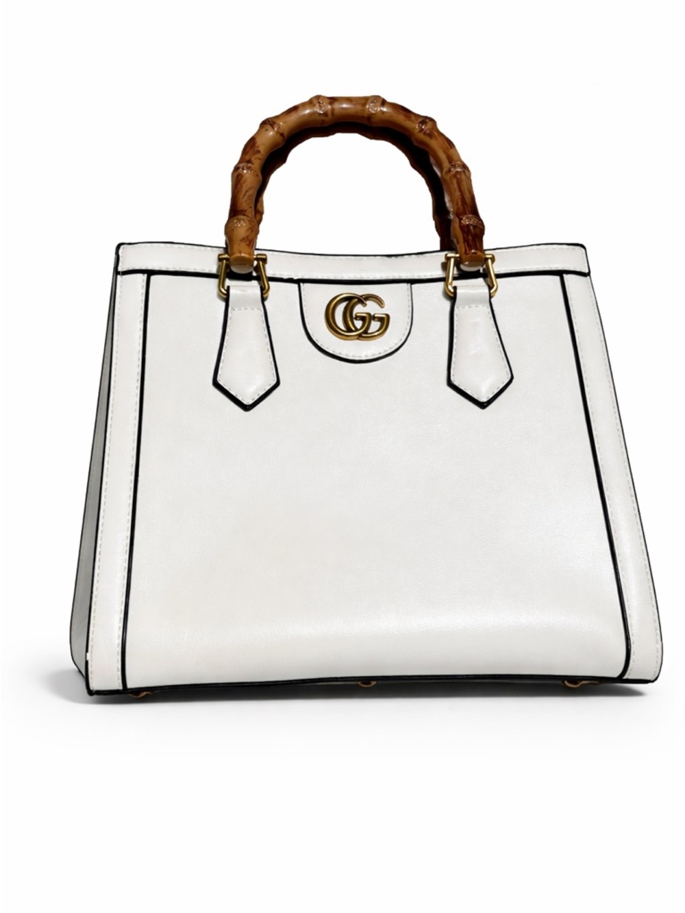 Gucci Dianna  Bamboo Leather Top-Handle Tote with Bamboo Accent 1   : 1